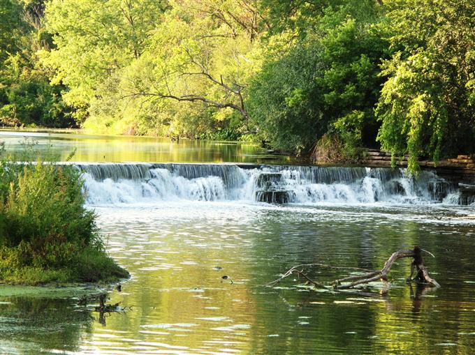 Warrenville Grove Waterfall