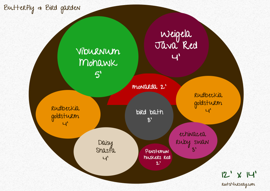 Butterfly Garden Design A Small Starter Garden By Roots Nursery