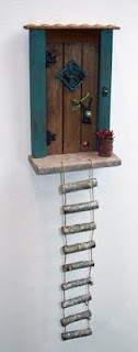 fairy door treehouse ladder