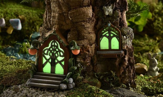 glowing fairy doors and window