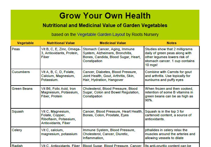 vegetable-nutrition-chart